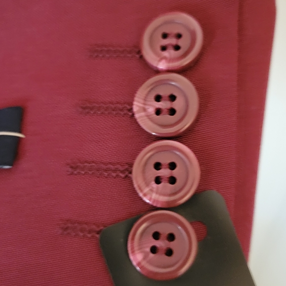 Men's Braveman Burgundy Blazer Jacket Size 40R/34W - Picture 8 of 10